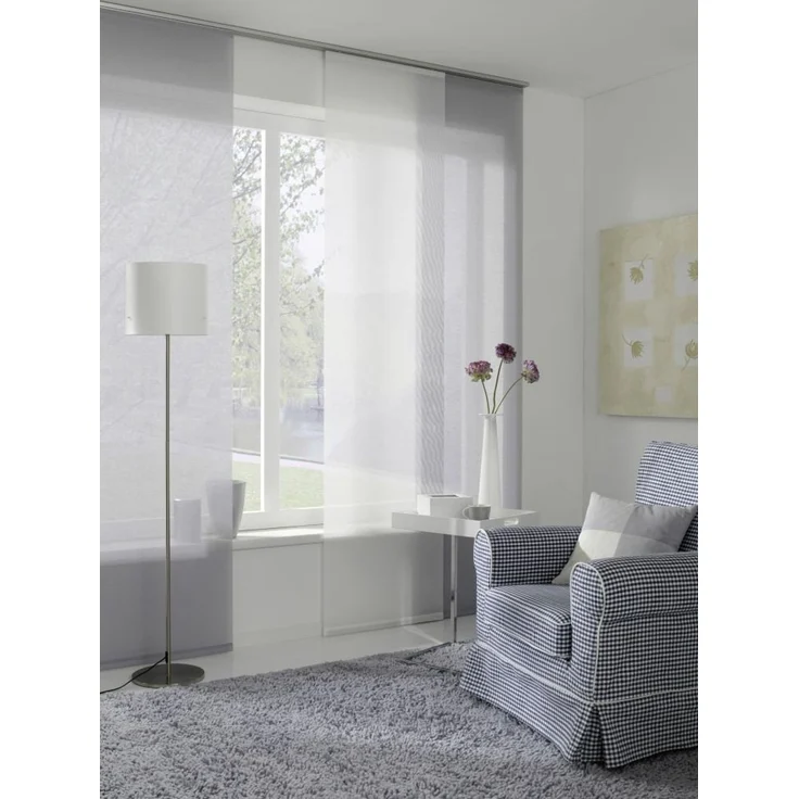 Gardinia Flächenvorhang Entry grau 60 x 245 cm – Bild 2