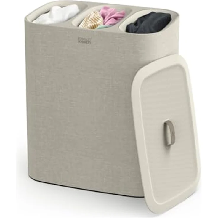 Joseph Joseph Tota Trio ecru 90L Wäschetrennkorb – Bild 2