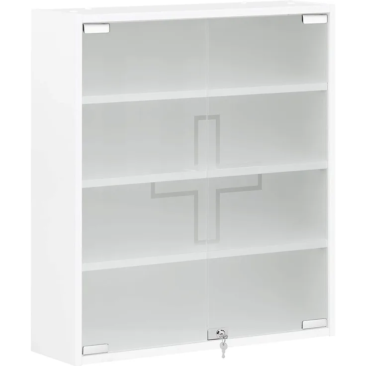 Schildmeyer Bjarne Medizinschrank 158506, weiß matt, 64,2 x 19,6 x 71,4 cm