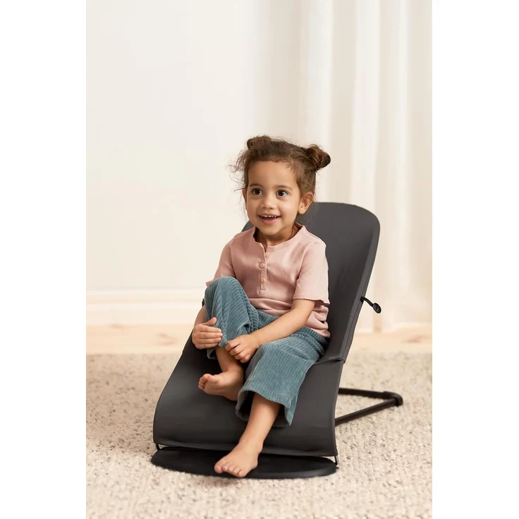 BabyBjörn 'Balance Soft Jersey' Wippe, gewebt dunkelgrau, 56 x 39 x 79 cm – Bild 6
