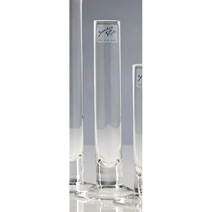 Sandra Rich Sandrarich Vasen-Set, violett mit Kristalloptik, 3 Stück à 20 cm – Bild 1