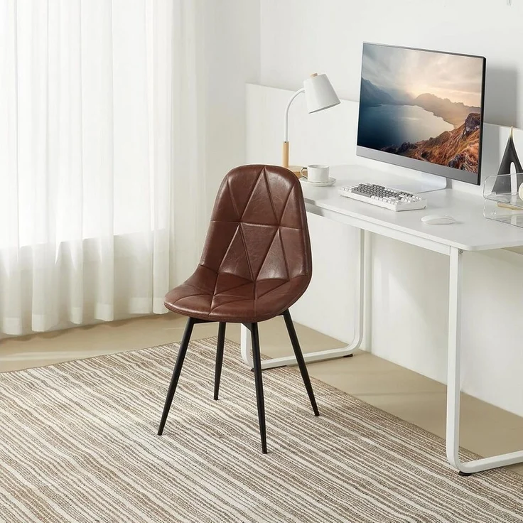 EUGAD Esszimmerstuhl (4 St), 4er Set, Drehstuhl, Ergonomisches Design – Bild 3