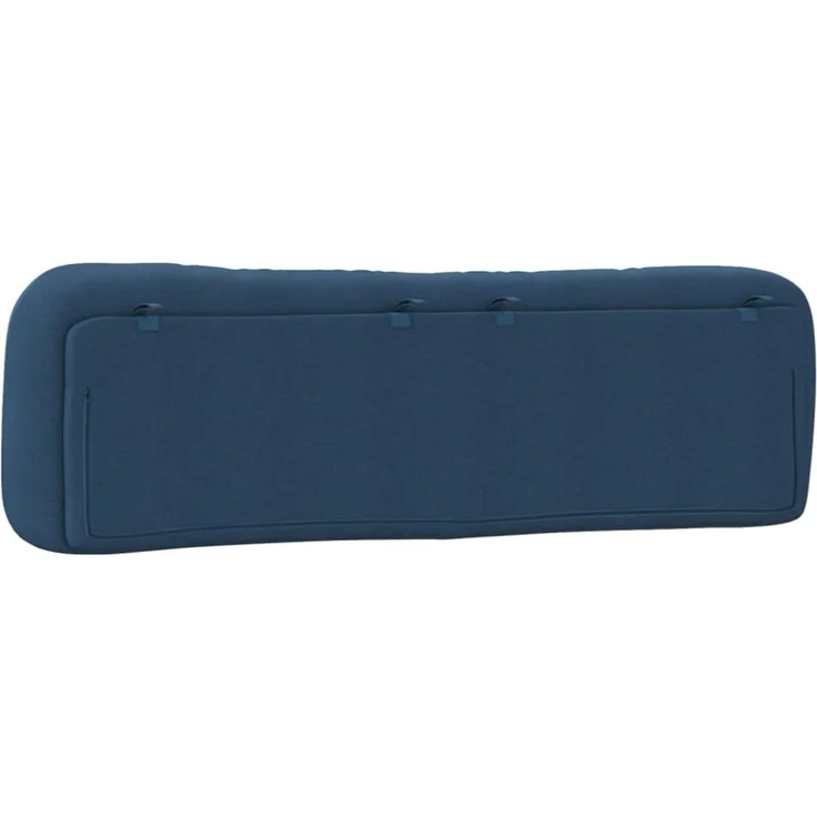 vidaXL Kopfteil-Kissen Blau 180 cm Stoff 374606 – Bild 8