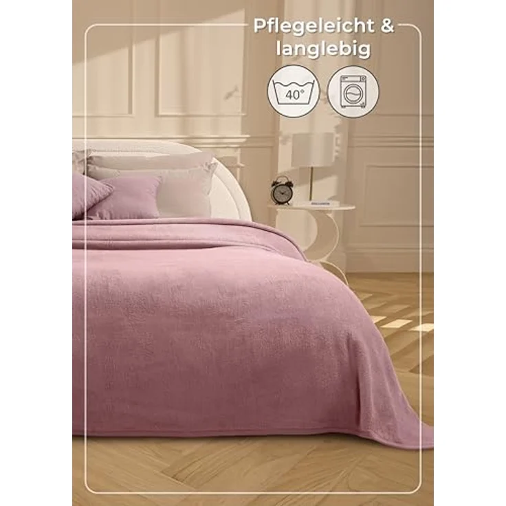Wohndecke Wohndecke aus Baumwolle - Kuscheldecke, Baumwolldecke -, Laynenburg, Decke als Sofa-decke, Couchdecke, Wolldecke aus Baumwollmix – Bild 8