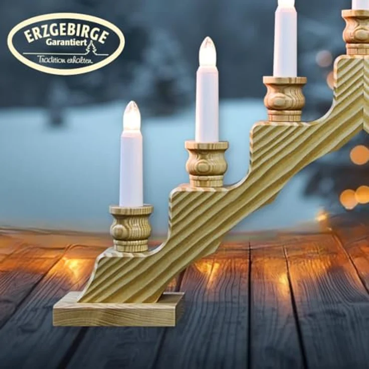 Weigla Lichterbogen Schwede, Weihnachtsdeko, Made in Germany (1-tlg), 7-flammig – Bild 5