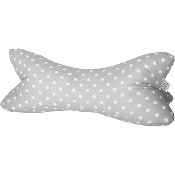 Dr. Berger Leseknochen XXL, Baumwolle grau, 60x22 cm