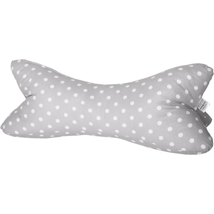 Dr. Berger Leseknochen XXL, Baumwolle grau, 60x22 cm – Bild 1