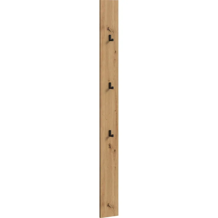 Garderobenpaneel B/H/T: 160x13x6 cm in Artisan Oak Nachbildung