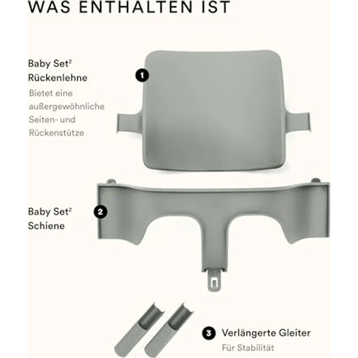 Stokke Tripp Trapp® Baby Set² Glacier Green – Bild 6