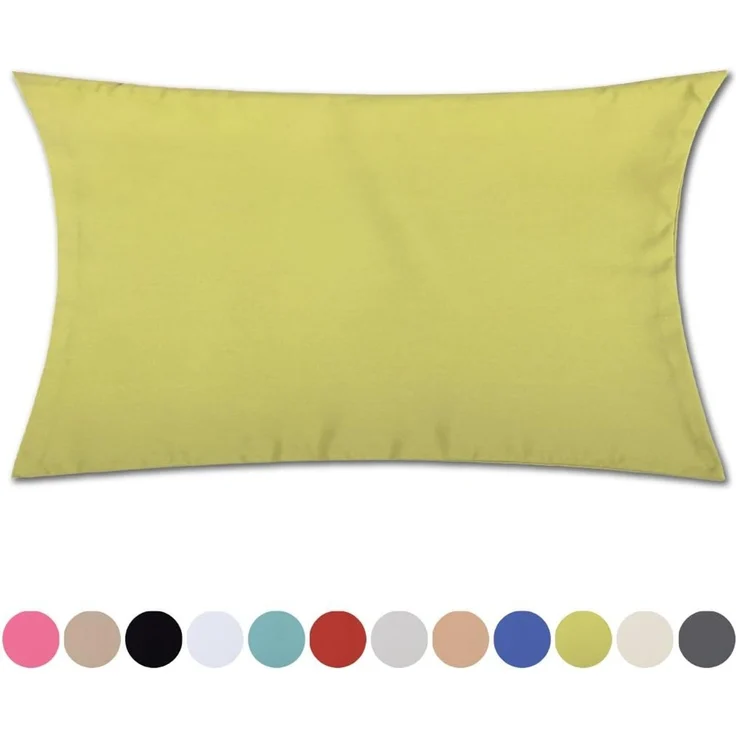 Kissenhülle Dekokissen Kissenbezug Microfaser - viele Größen und Farben Grün 40 x 60 cm – Bild 2