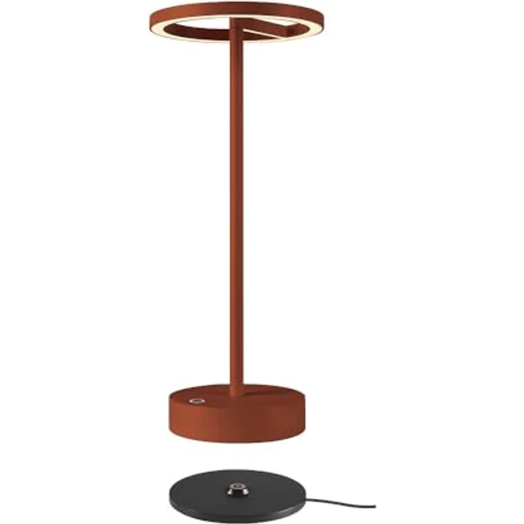 SLV VINOLINA ONE, Tischleuchte, Akku, IP54, 2700K, TOUCH, rost - Ambiente- Tisch- und Standleuchten – Bild 7