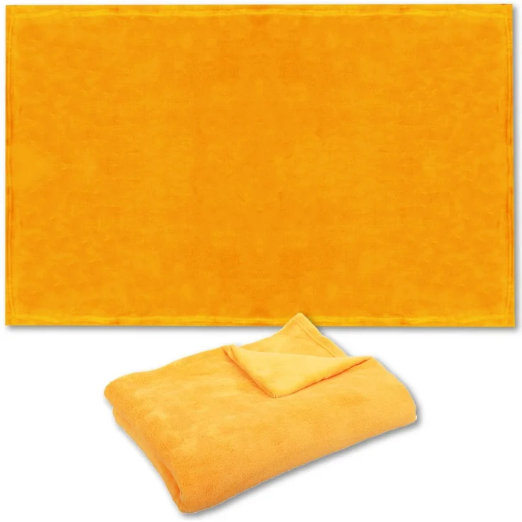 Haustierdecke Katzendecke Kuscheldecke Tierdecke , angenehm und super weich in vielen verschiedenen Farben erhältlich (70x100 cm / orange - marigold) – Bild 4