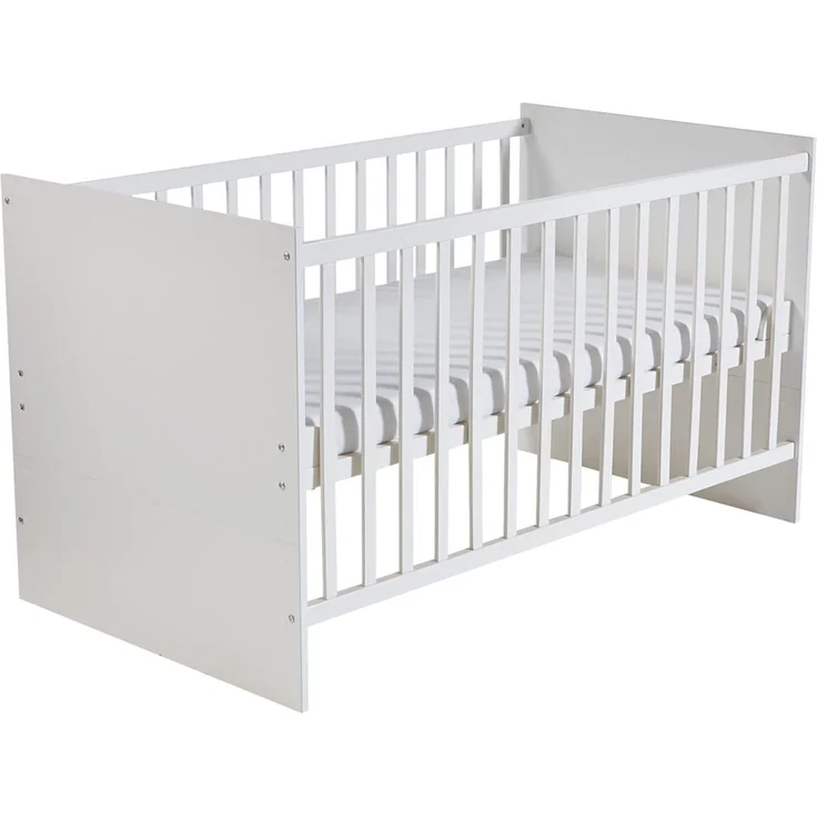 roba Zimmerset 'Maren' - 3-teilig - Gitterbett 70 x 140 cm - Wickelkommode schmal - Weiß – Bild 11