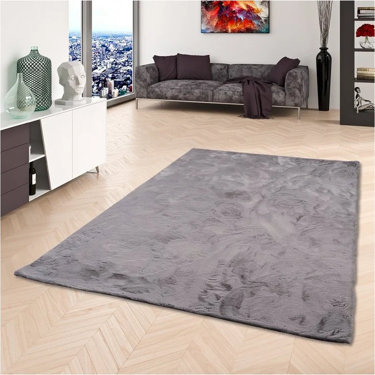Pergamon Fellteppich Fellteppich Luxus Super Soft Plush, Rechteckig, Höhe: 25 mm – Bild 1