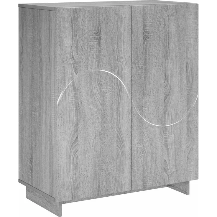 vidaXL Schuhschrank 73 x 38 x 87,5 cm Holzwerkstoff Sonoma-Grau 8011654 – Bild 2