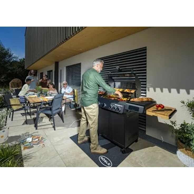 Rösle Gasgrill EPICFLAME PRO 4 Schwarz mit PRIMEZONE und Backburner 251165 – Bild 4