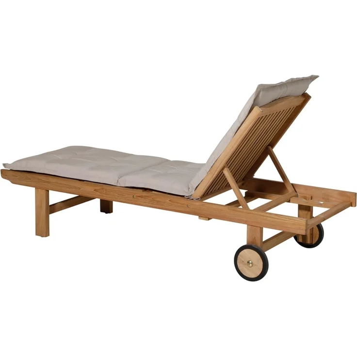 Madison Sonnenliegen-Auflage Panama 200x60 cm Hellbeige 423711 – Bild 4