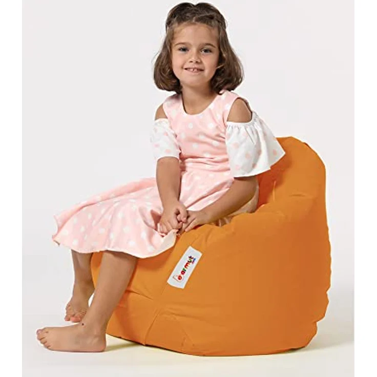 WELL HOME MOBILIARIO & DECORACIÓN Outdoor Sitzsack für Kinder, Orange – Bild 4