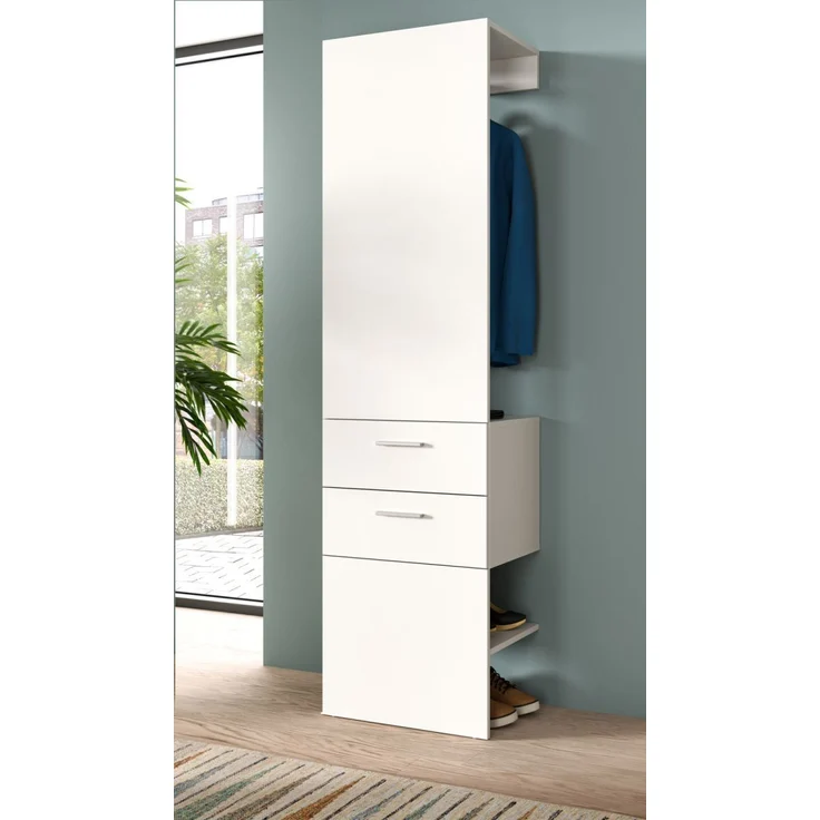 Garderobe Carry in weiß 52 x 190 cm – Bild 6