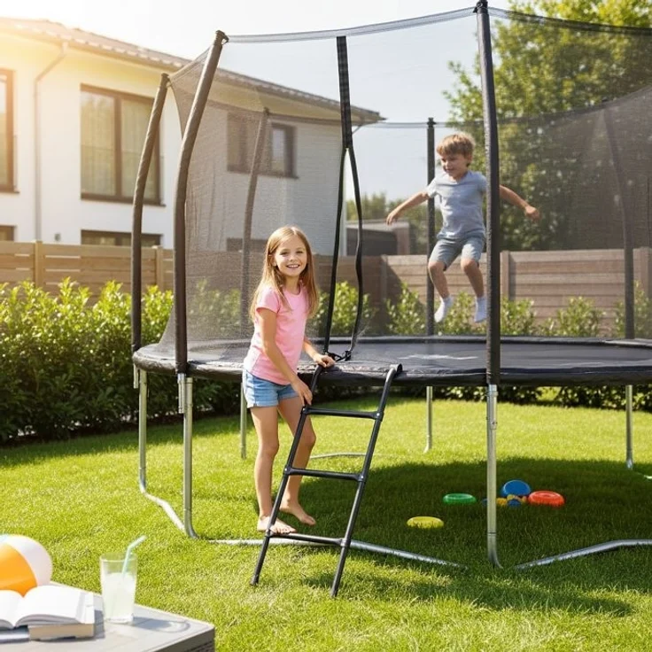 Trampolin Leiter schwarz 10052562_59 – Bild 2