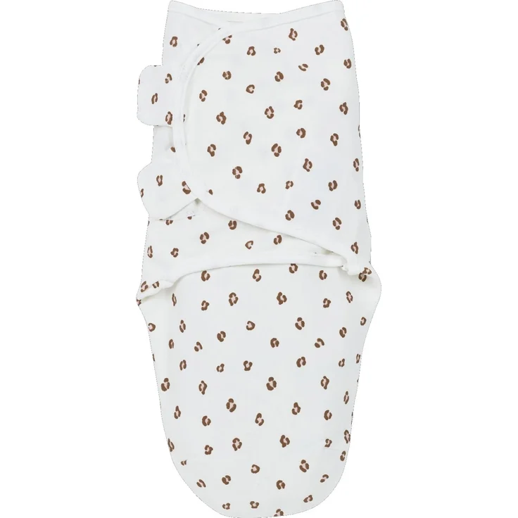 MEYCO Pucktuch 4-6M. Swaddle 1,0TOG Neugeborene Mini Panther Soft Pink | 100 % Baumwolle - Oeko Tex zertifiziert - Pucksack - weicher Schlafkomfort - atmungsaktiv & feuchtigkeitsabsorbierend