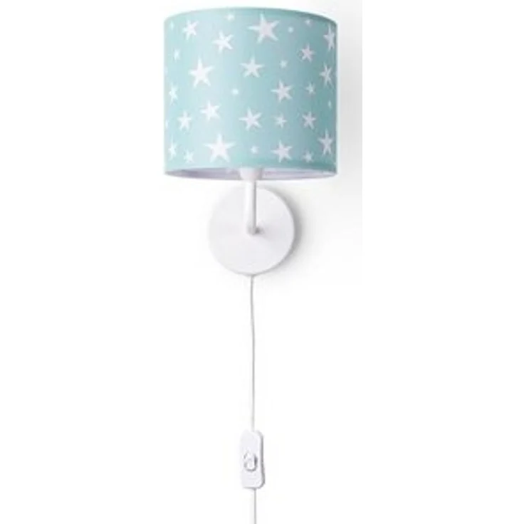 Paco Home Wandleuchte Capri 315, ohne Leuchtmittel, Lampe Kinderzimmer Babyzimmer âˆ…18cm Sterne Kabellänge 3m E14 – Bild 6