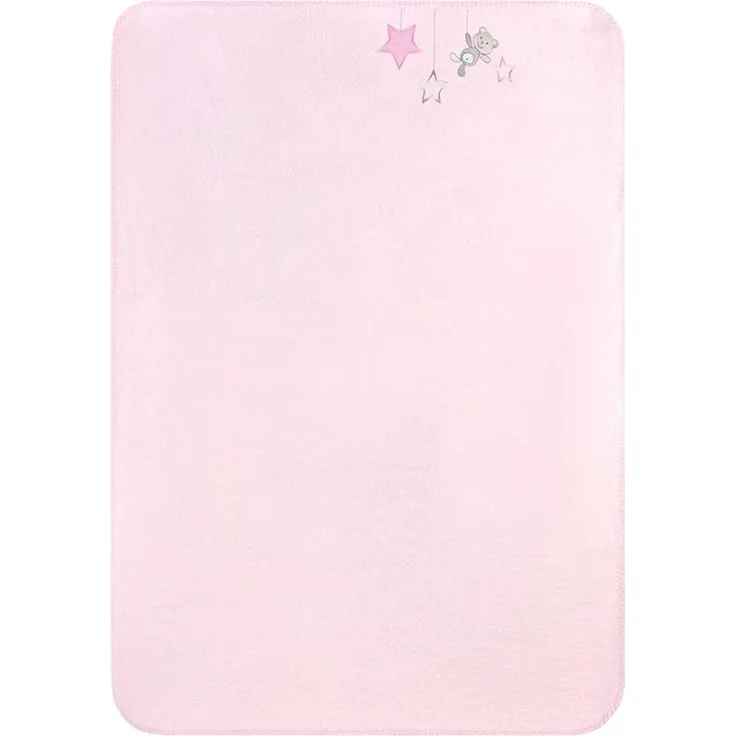 Julius Zöllner 'Sternchen rosa' Kuscheldecke 75x100 cm