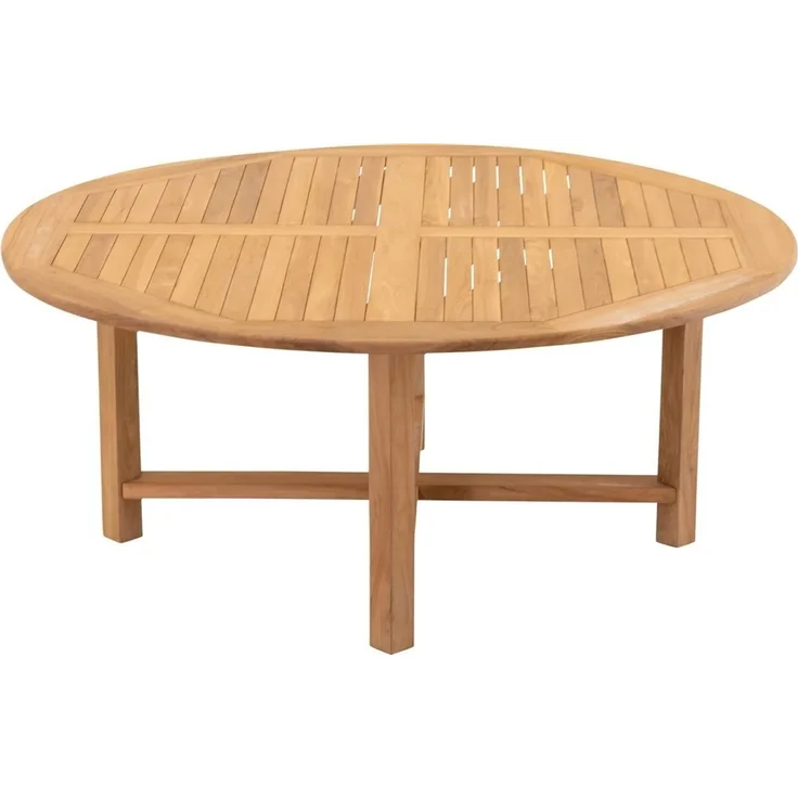 Lesli Living Gartentisch Gartentisch rund 180x75cm Teak-Holz