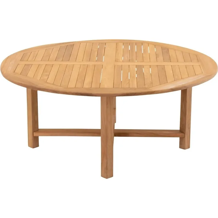 Lesli Living Gartentisch Gartentisch rund 180x75cm Teak-Holz