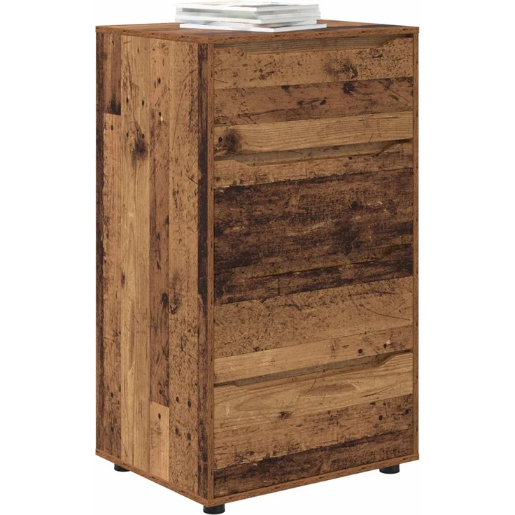 vidaXL Stauraumschränke 60 x 48 x 105 cm Holzwerkstoff Altholz 3406243 – Bild 3