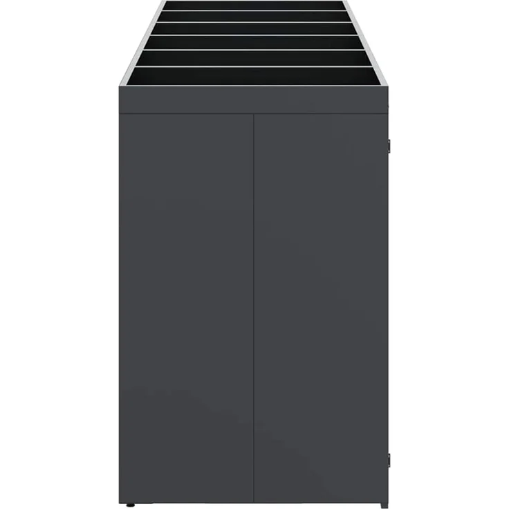 vidaXL Wagenmüllbehälter für 6 Behälter Anthrazit 3394747 – Bild 7