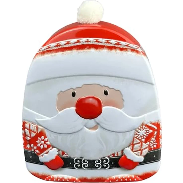 MediMuc Keksdose Santa mit Mütze, Santa mit Mütze – Bild 4