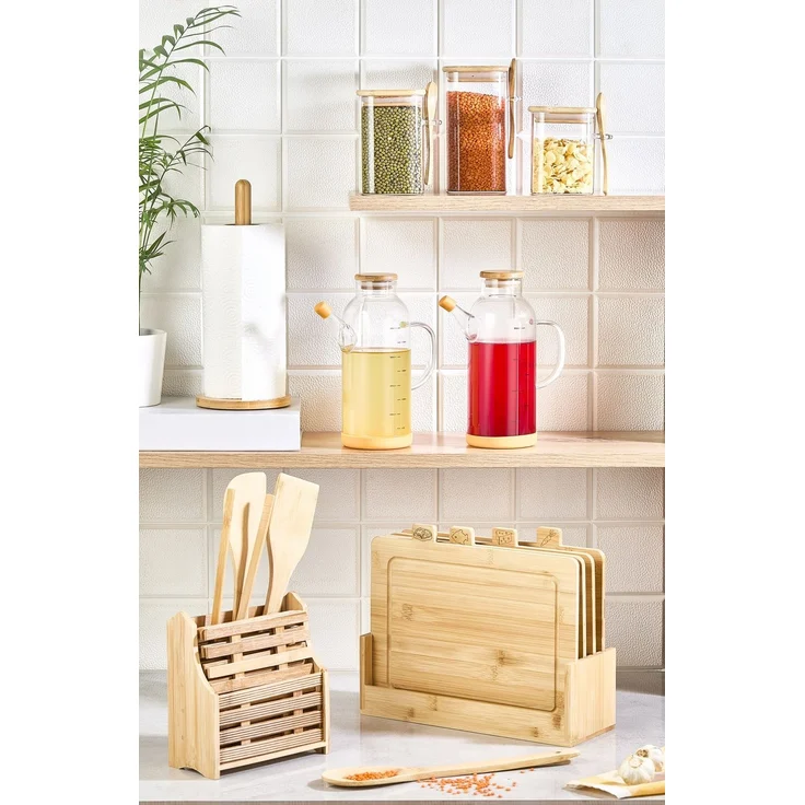 Hermia Concept 'Bambu - Wooden' Küchen-Set (20-teilig), Holz, 30 x 25 cm – Bild 1