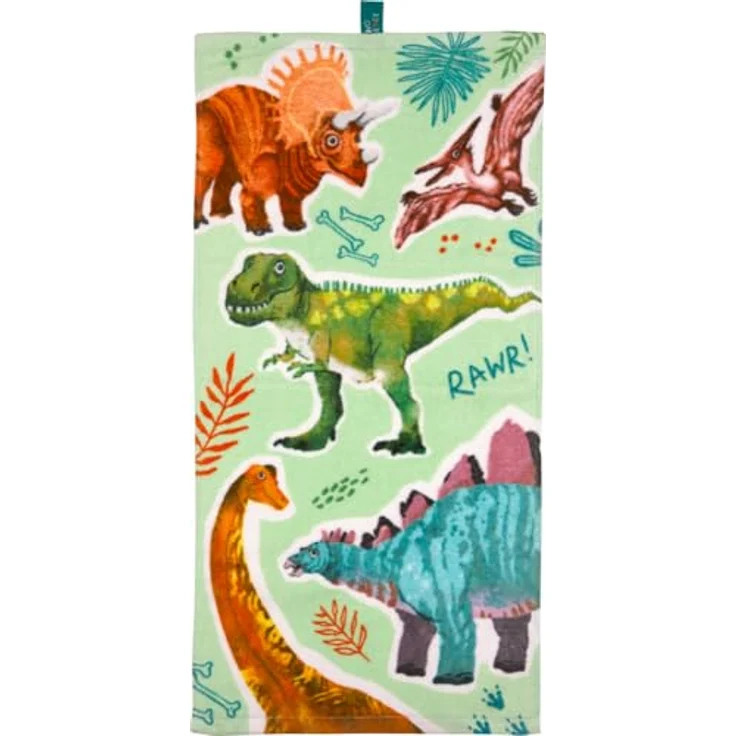 Die Spiegelburg Zauberhandtuch - Dino Friends, 30 x 60 cm, 100% Baumwolle, waschbar bei 40 Grad – Bild 2
