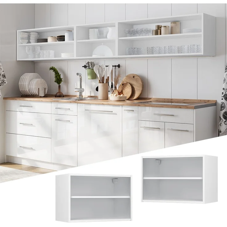 Hängeschrank Fame-Line Weiß/Weiß 60 cm Vicco – Bild 4