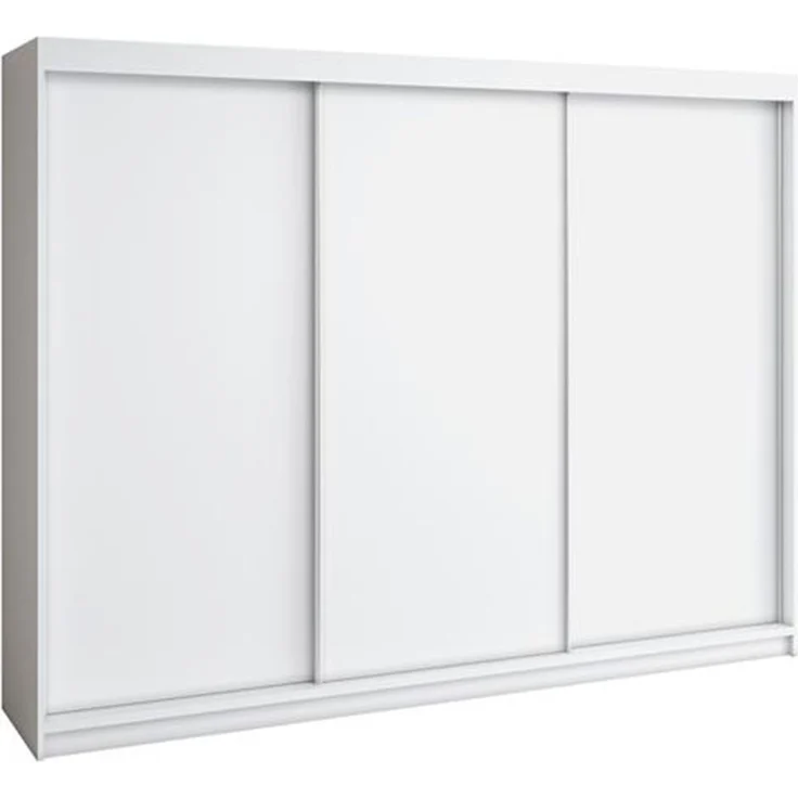 A&J MöbelLand Schwebetürenschrank MERI 200 cm 3-türig Schrank mit 4 Schubladen – Bild 1