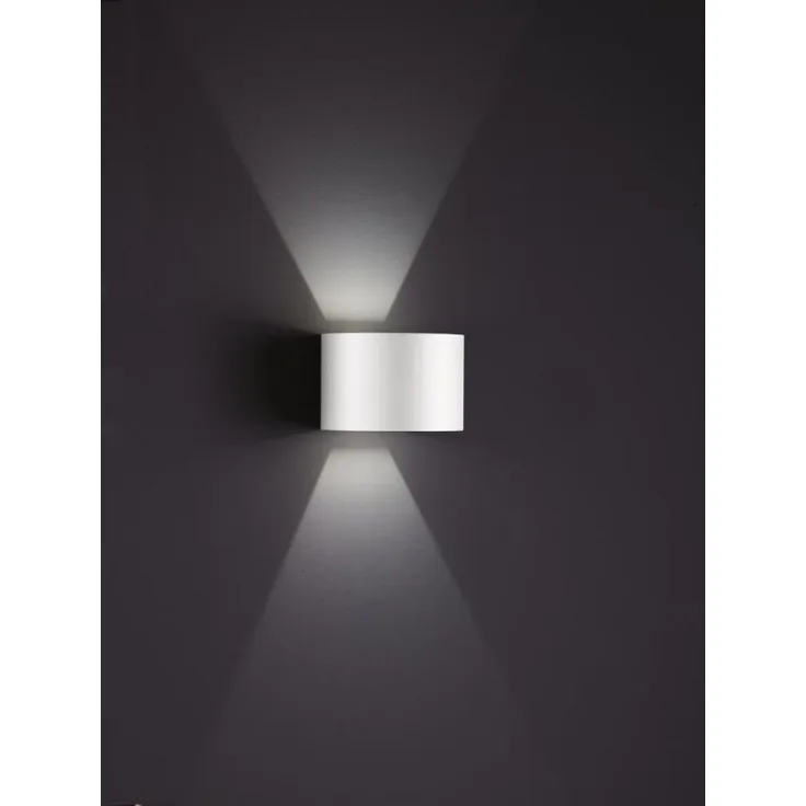 helestra SIRI 44-R Wandleuchte IP54 mattweiß #A28342.07