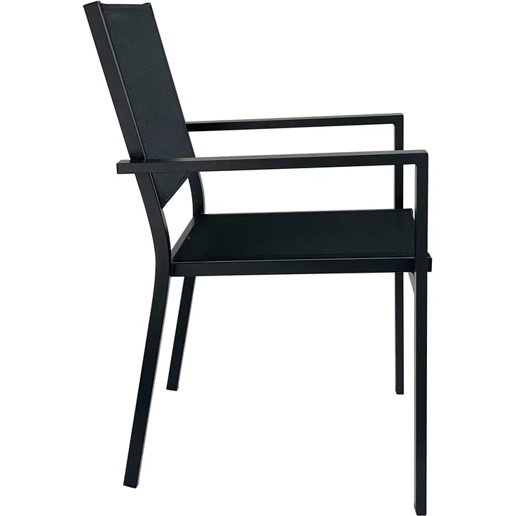 Gardissimo LIFE 7tlg. Alu Gartenmöbel Set Sitzgarnitur stapelbar mit Ausziehtisch – Bild 6