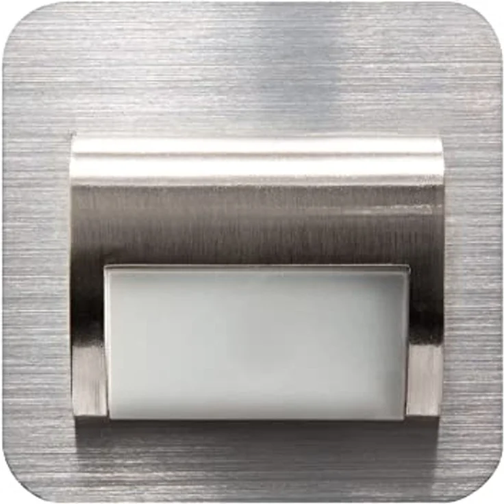 Heitronic Nr. 500585-HE LED Einbauleuchte VALENCE 3000K 73x73mm aluminiumfarben – Bild 1