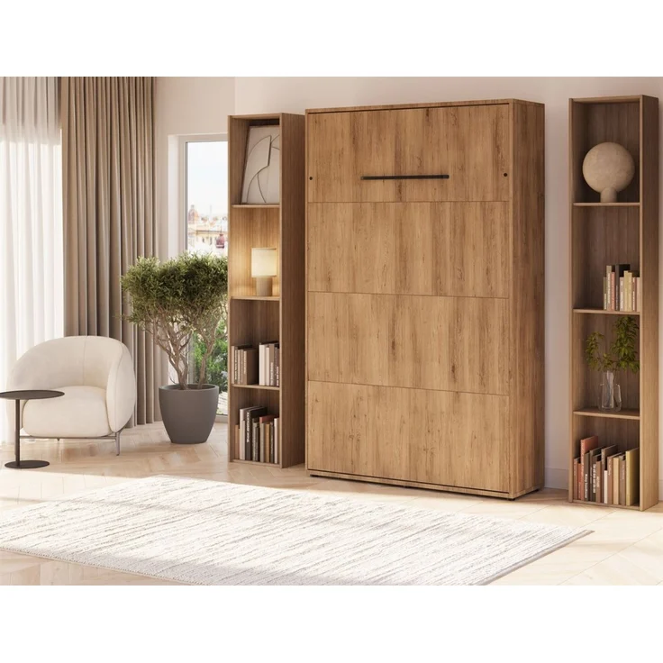 Wandklappbett Schrankbett GRITT 120x200 cm Farbe Artisan ohne Matratze – Bild 2