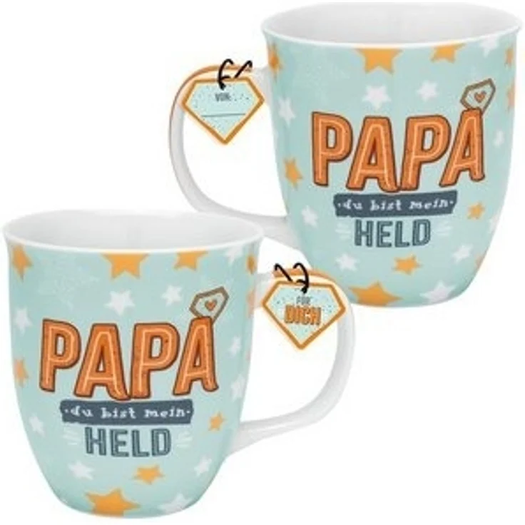 Tasse Tee- Kaffeetasse Kaffeebecher Geschenk Vatertag 40cl Sheepworld PAPA 48585 – Bild 6