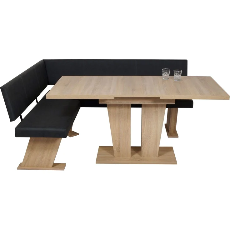MSZ Design Eckbankgruppe Eckbank Essgruppe VERONA 150 x 181 cm Sonoma Eiche – Bild 4