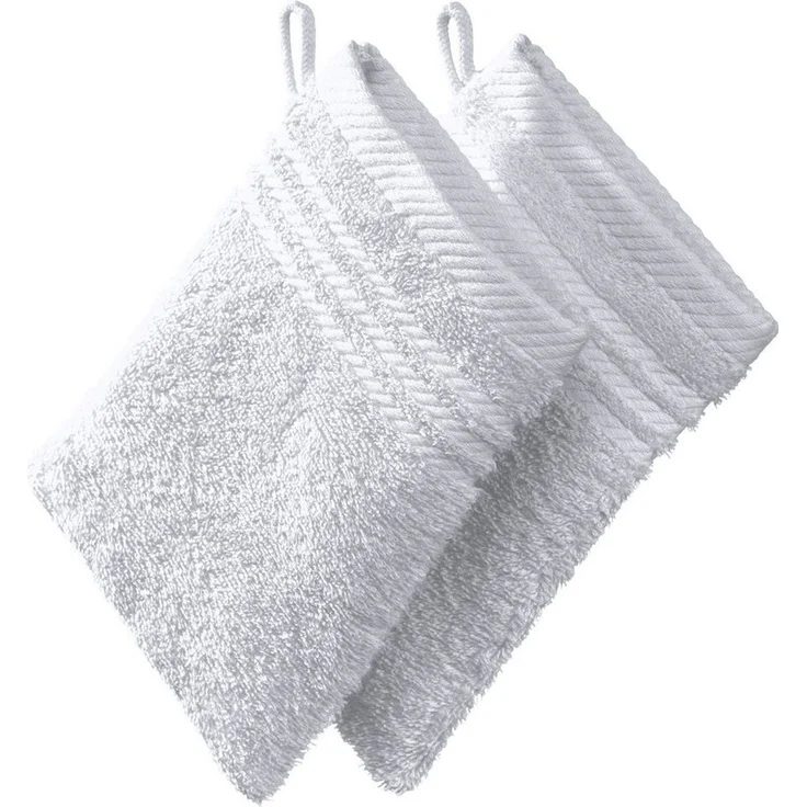 REDBEST Waschhandschuh Waschhandschuh 2er-Pack, Frottier (2-St), Walk-Frottier Uni – Bild 1