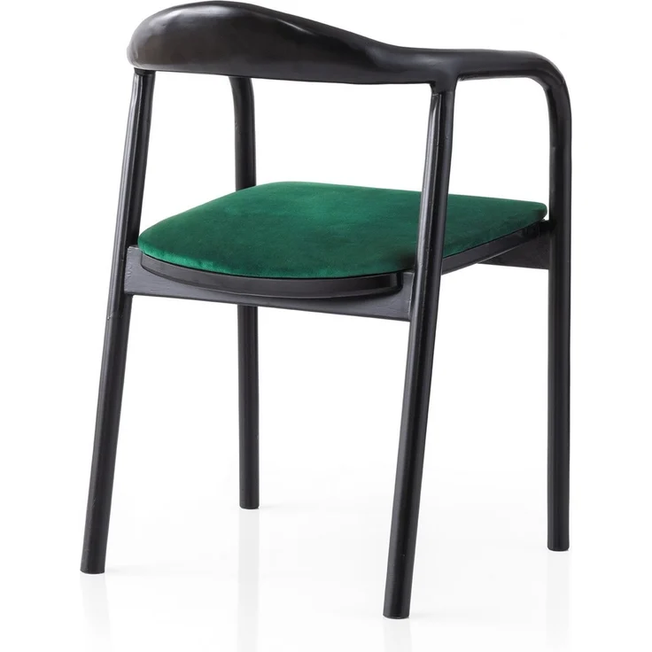 Skye Decor 'Palm - 032' Stuhl, Schwarz / Grün, 52 x 77 x 51 cm – Bild 2