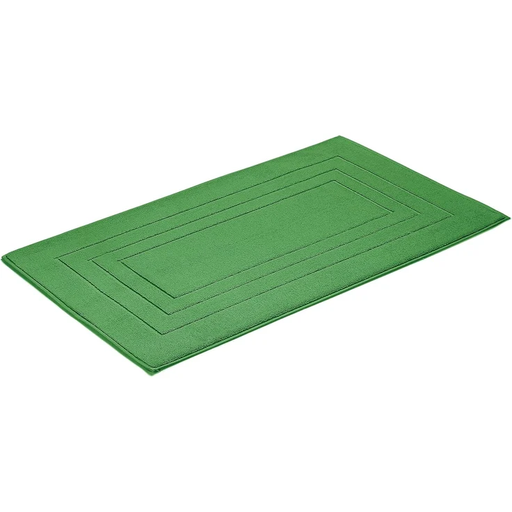 Vossen Badematte Feeling, Höhe 10 mm, beidseitig nutzbar, fußbodenheizungsgeeignet, Baumwolle, quadratisch, Badteppich, Uni-Farben, mit Bordüre, Hoch-Tief Effekt, reine Baumwolle – Bild 7