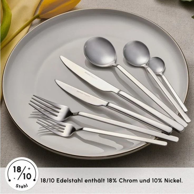 Karaca Besteck-Set Karaca Gale Elegance 12-Personen 84-Teiliges Besteckset, 12 Personen – Bild 3