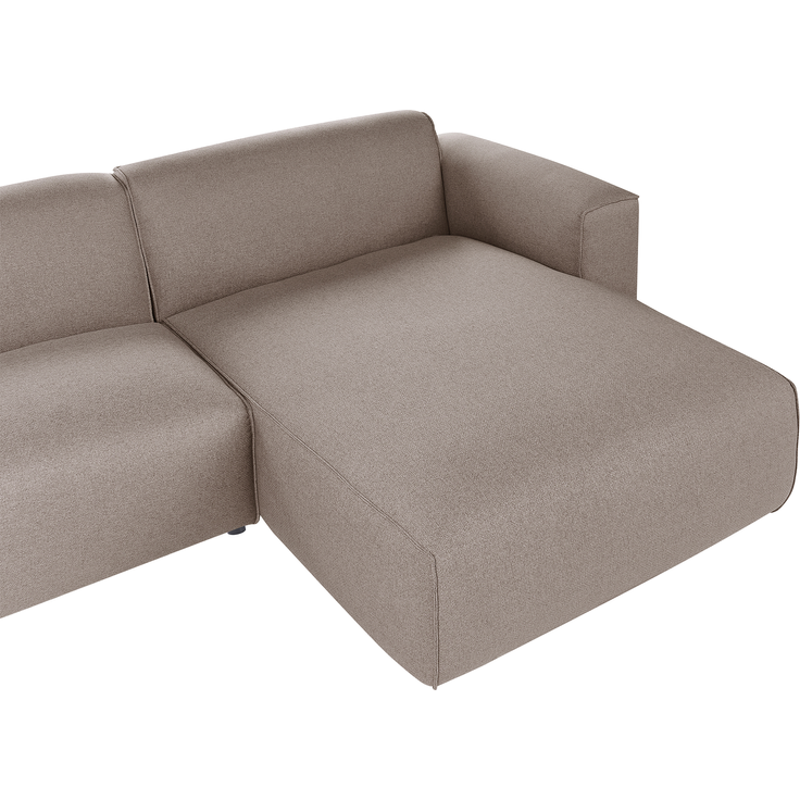 Ecksofa 3-Sitzer FAABORG Stoff Taupe linksseitig – Bild 7
