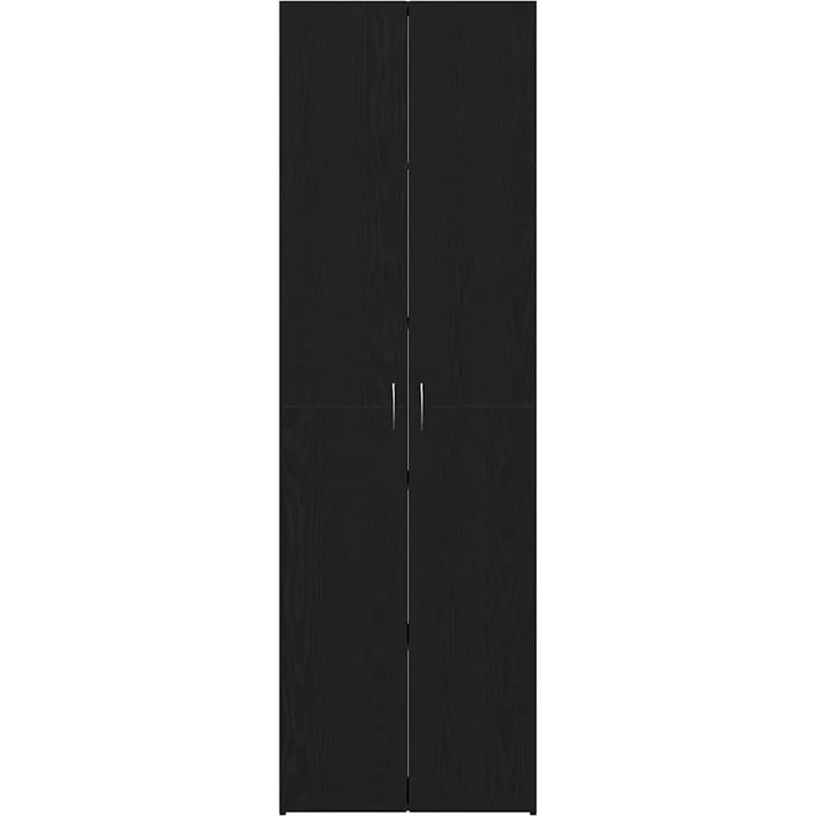 vidaXL Büroschrank Schwarz Eichen-Optik 60 x 32 x 190 cm Holzwerkstoff 3329298 – Bild 7