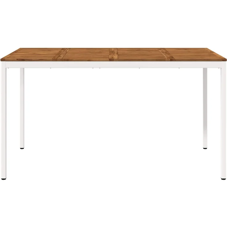 vidaXL Gartenbar-Tisch NAARDEN Natur und Weiß 196 x 100,5 x 105 cm 3394423 – Bild 3