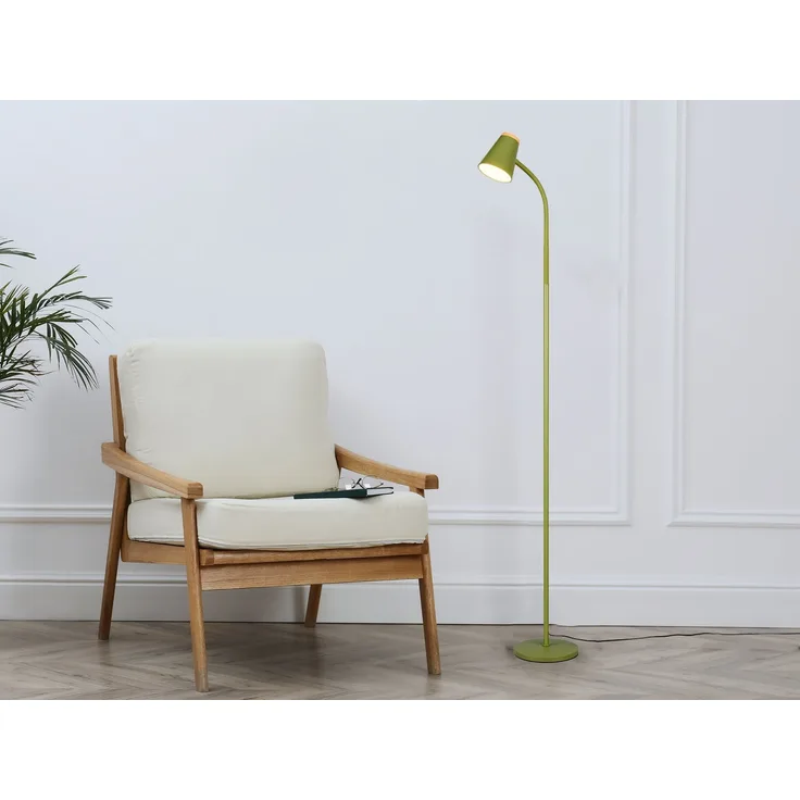 LED Stehlampe PONGO Grün flexibel biegsam, Höhe 145cm